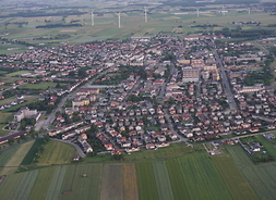 panorama miasta, ujęcie z lotu ptaka