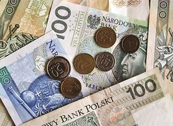 pieniądze polskie złote: banknoty i monety
