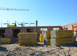 Budowa parteru nowego budynku szpitala