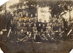 archiwlane zdjęcie członków jednostki OSP w Kamieńczyku
