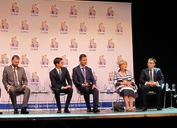 Panel dyskusyjny z udziałem członka zarządu województwa mazowieckiego Elżbiety Lanc