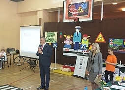 Akademia Ruchu Drogowego w Radomiu - wicemarszałek na spotkaniu z dziećmi