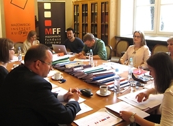 przedstawiciele Urzędu Marszałkowskiego, środowiska filmowego, dyrekcja Mazowieckiego Instytutu Kultury oraz szefowa Mazowieckiego Funduszu Filmowego