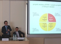 Piotr Brzeski, dyrektor MBPR w Warszawie prezentuje dane dotyczące RIT-u