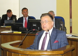 Wystąpienie marszałka Adama Struzika na sesji Rady m. Płocka