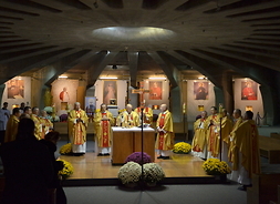 msza święta w Świątyni Opatrzności Bożej pod przewodnictwem Arcybiskupa Metropolity Warszawskiego Kazimierza Kardynała Nycza