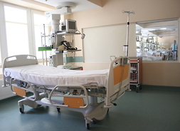 Sala OIOM po modernizacji w szpitalu międzyleskim
