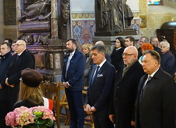 MArszałek Adam Struuzik podczas mszy świętej