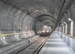 Tunel Gottharda, fot. Global Rail News