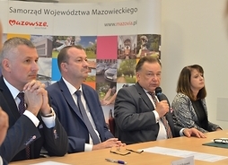 Rafał Rajkowski, WIesław Raboszuk, Adam Struzik i Janina Ewa Orzełowska