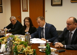 Trzeci od lewej przewodniczący Stepan Barna
