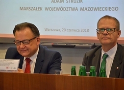 narszałęk  Adam struzik i prof. Paweł Swianiewicz