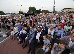 Publiczność oglądająca występy. Na zdjęciu nie widać końca tłumu