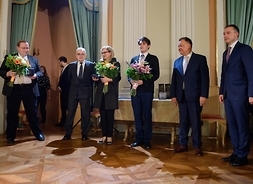 Z laureatami Adam Struzik i Ludwik Rakowski