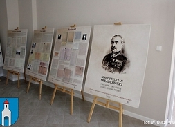 na zdjęciu widać fragment wystawy poświęconej Premierowi II RP Sławojowi Felicjanowi Składkowskiemu