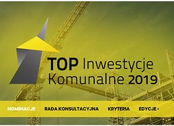 logo konkursu z nazwą Top Inwestycje Komunalne 2019