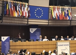 Bruksela, sala plenarna, posiedzenie Komitetu Regionów