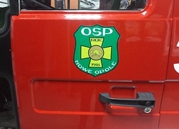 herb jednostki OSP w Nowym Opolu