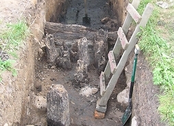 Wykop archeologiczny – Zamek w Ciechanowie