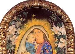 zdjęcie obraz Wiejska Madonna Stanisława Wyspiańskiego