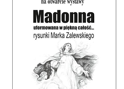 plakat dotyczący wydarzenia (rysunek Madonny)