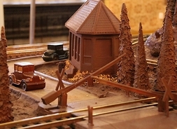 czekoladowy przejazd kolejowy