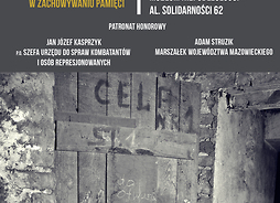 plakat dotyczący miejsc kaźni na Pradze