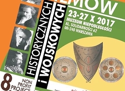 Plakat zapowiadający Festiwal Filmów Historycznych i Wojskowych