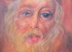 Portret starszego mężczyzny z brodą i wąsami