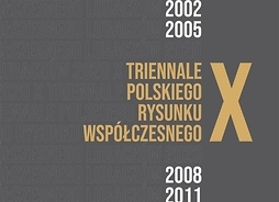 Grafika X Triennale Polskiego Rysunku Współczesnego Lubaczów 2020 zachęcająca do udziału w wydarzeniu.