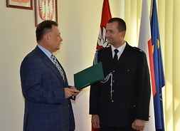 marszałek Adam Struzik i druh Tomasz Brodowicz