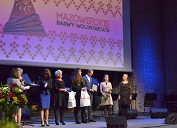 Pierwsza od prawej - wyróżniona w Mazowieckich Barwach Wolontariatu Katarzyna Gwarda z Mławy