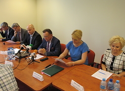 Konferencja prasowa w Płocku w związku z podpisaniem pierwszych umów w ramach RPO WM 2014-2020