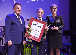Nagrodę odbiera Ryszard Kalkhoff