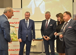 Członkowie zarządu województwa mazowieckiego i wójt gminy Dziemiany