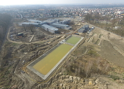 nowy budynek Mazowieckiego Centrum Psychiatrii „Drewnica” widok z lotu ptaka