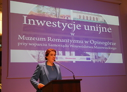 prezentacja projektów unijnych realizowanych przez Muzeum Romantyzmu w Opinogórze, fot. Emil Sawicki