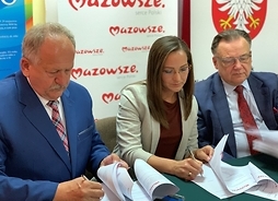 podpisanie umów powiat mławski
