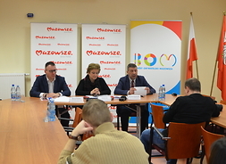 konferencja prasowa Budżet Obywatelski Mazowsza